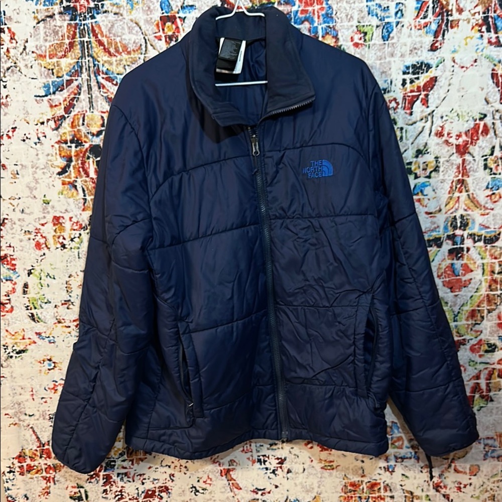 The North Face Men's Dark Blue Puffer Jacket